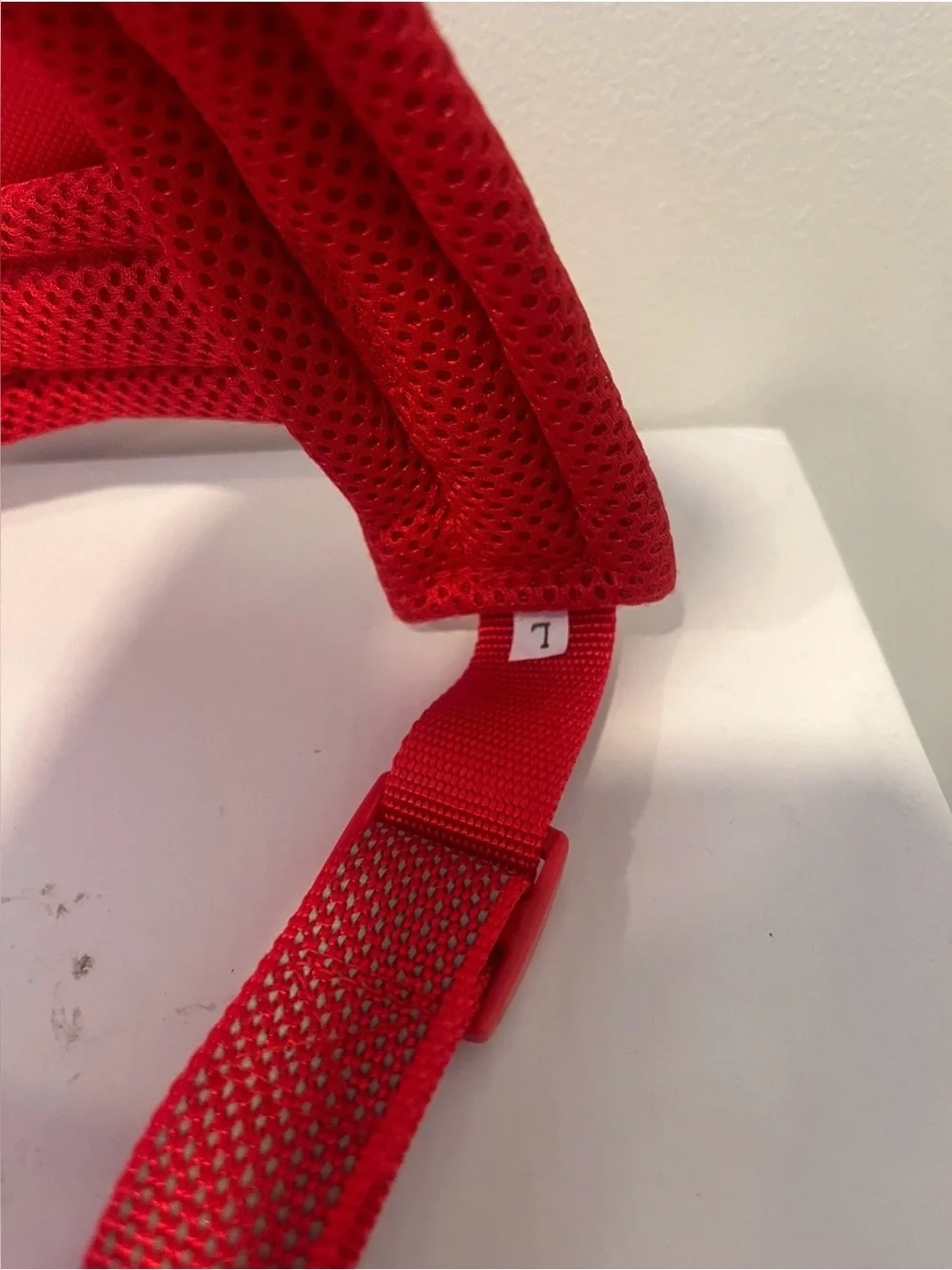 Didog No Pull Dog Harness for Large Dogs, Breathable Mesh Padded, Red, L